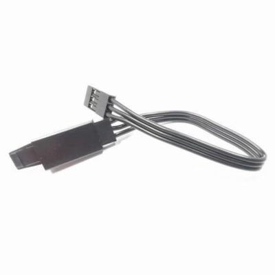 ProjectRC Black Nitro Extension Lead (servo/battery) - 100mm